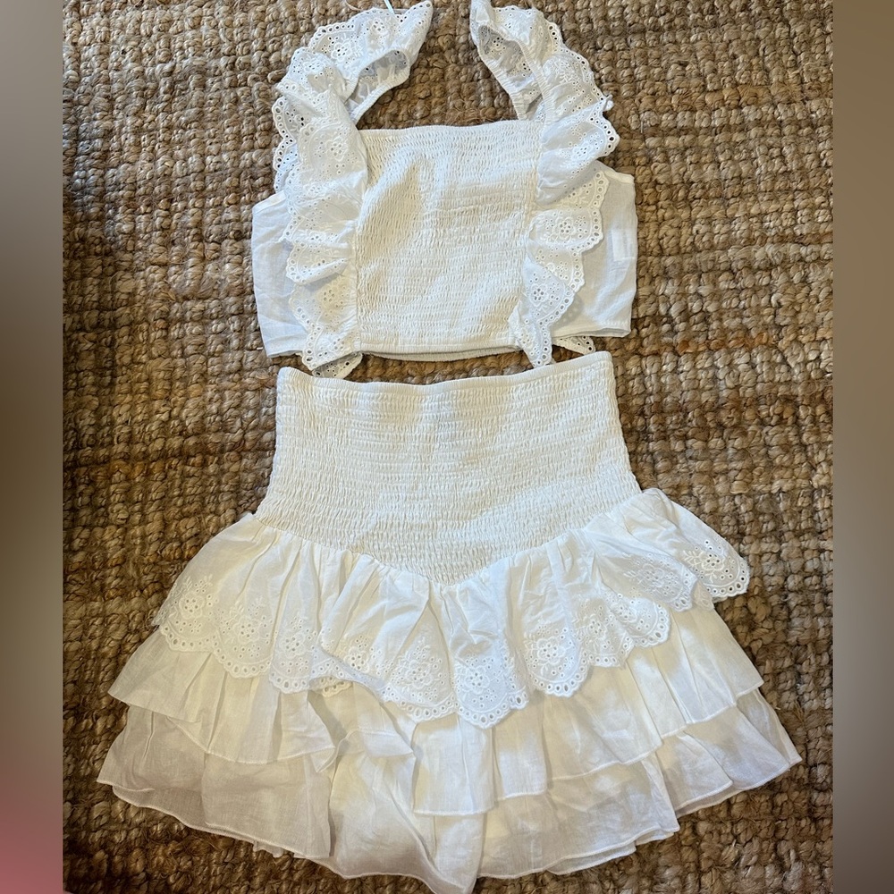 NEVER WORN Princess Polly Tank Top and Skirt Set